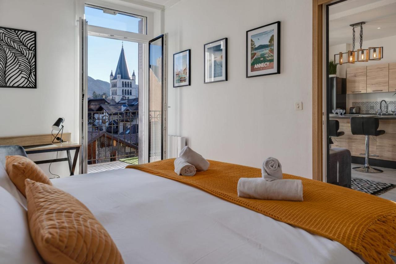 Appartamento Le Balcon Annécien 4 - vue sur les toits pour 2-4 personnes avec Annecy Esterno foto